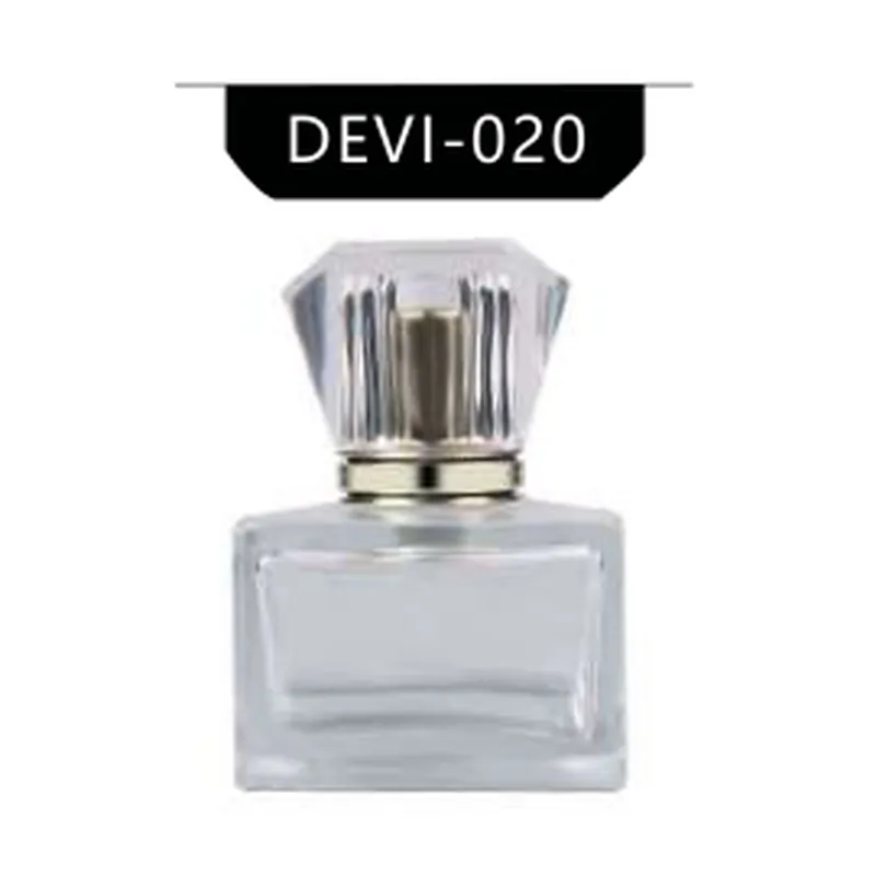 Chai nước hoa thủy tinh nắp kim cương (DEVI-020) – mã NXG0016