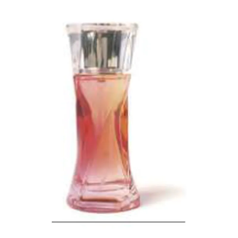 Chai nước hoa thủy tinh eo thon hồng – mã NXG0021