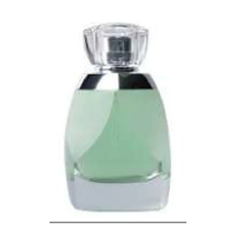Chai nước hoa thủy tinh xanh mint vai bạc – mã NXG0077