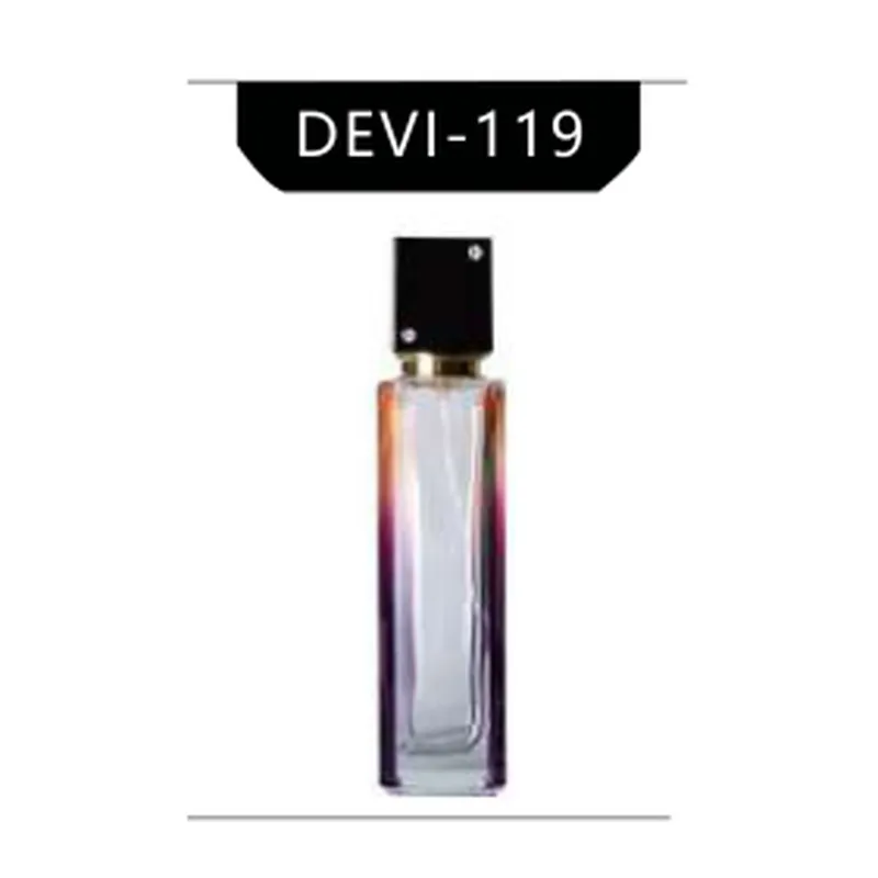 Chai nước hoa thủy tinh trụ mảnh ánh cầu vồng (DEVI-119) – mã NXG0098