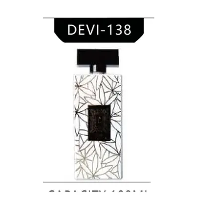 Chai nước hoa thủy tinh in họa tiết lá (DEVI-138) – mã NXG0114