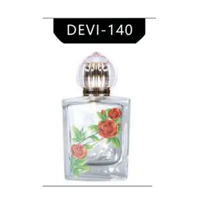 Chai nước hoa thủy tinh in hoa hồng (DEVI-140) – mã NXG0116