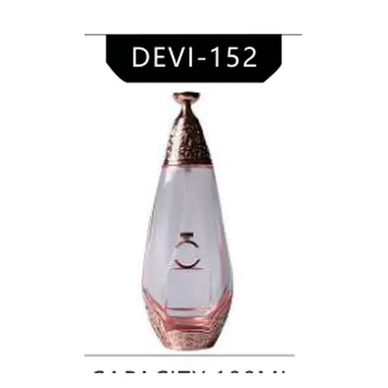 Chai nước hoa thủy tinh giọt nước hồng (DEVI-152) – mã NXG0125
