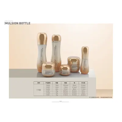 Bộ chai + hũ thủy tinh hồng đất dáng eo – mã NXG0197