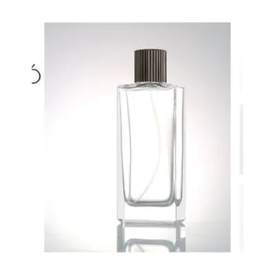 Chai nước hoa thủy tinh trụ vuông nắp vàng vát – ảnh 2