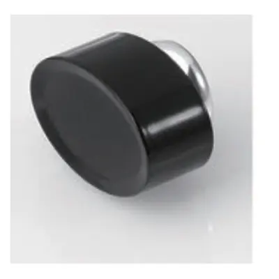Nắp nước hoa nhựa đen viền trắng – ảnh 3