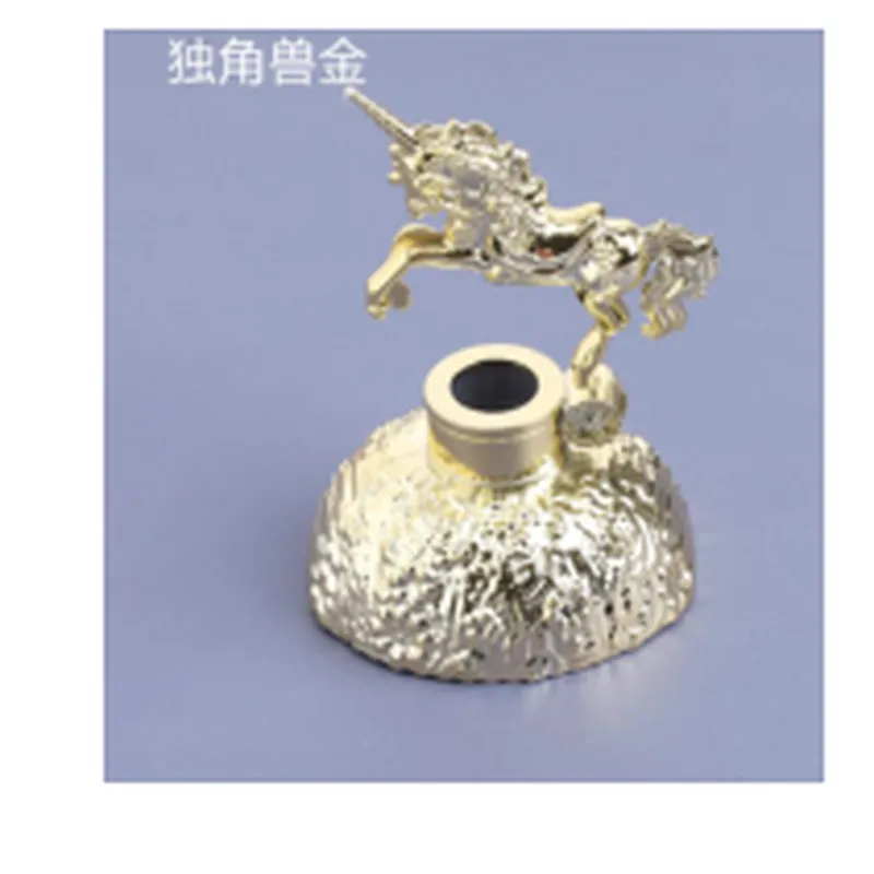 Nắp nước hoa hợp kim kỳ lân vàng – mã NXG0387
