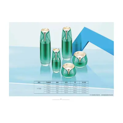 Bộ chai + hũ thủy tinh xanh lục ngọc lục bảo – mã NXG0424