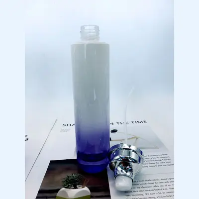 Bộ chai xịt thủy tinh + hũ kem tím chuyển trắng 120ml – mã NXG0599