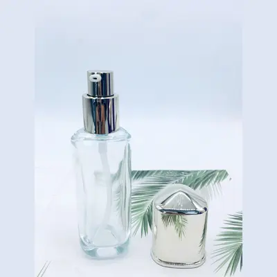 Bộ chai xịt thủy tinh + hũ kem tím nắp bạc 120ml – ảnh 5