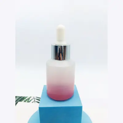 Chai serum thủy tinh hồng chuyển màu 30ml – ảnh 4