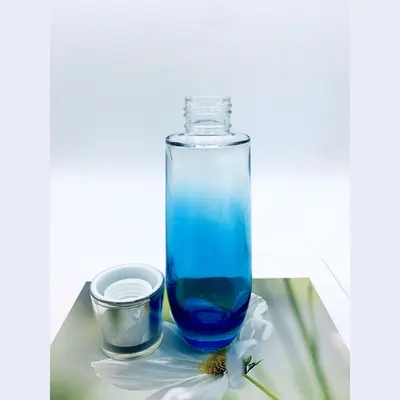 Bộ chai xịt thủy tinh + hũ kem xanh dương chuyển trắng 120ml – ảnh 4