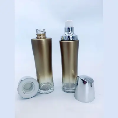 Bộ chai thủy tinh vàng champagne 120/100/40ml – ảnh 2