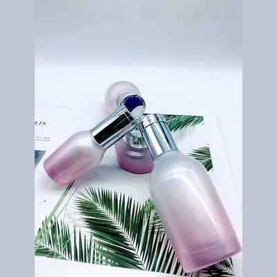 Bộ chai xịt thủy tinh + hũ kem hồng trắng chuyển màu 120ml – ảnh 4