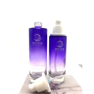 Bộ chai xịt thủy tinh + hũ kem tím chuyển trong 120ml – mã NXG0644