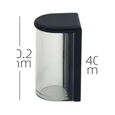 Vỏ son thỏi vuông đen – bạc 40mm – ảnh 4