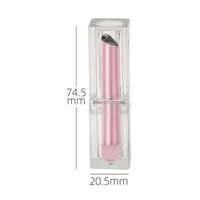 Vỏ son thỏi vuông trong lõi hồng 74.5mm – mã NXM0031