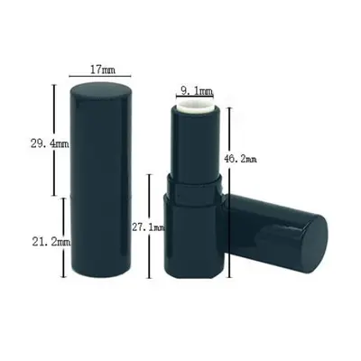 Vỏ son thỏi mini xanh đen 1.5g – mã NXM0059