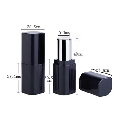 Vỏ son thỏi mini bát giác xanh navy 1.5g – mã NXM0060