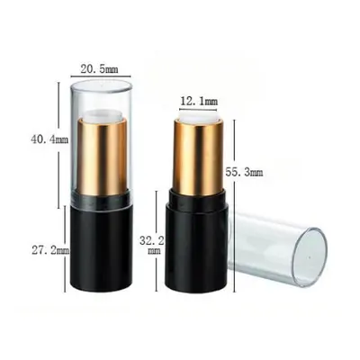 Vỏ son thỏi đen nắp trong 3.5g – ảnh 2