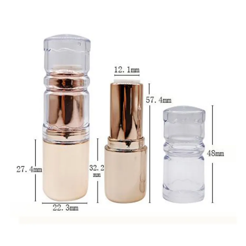 Vỏ son thỏi vàng hồng nắp trong xếp tầng – mã NXM0069