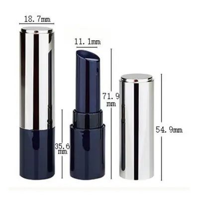 Vỏ son thỏi xanh navy – bạc – mã NXM0079