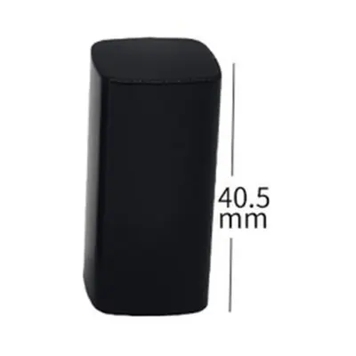 Vỏ son thỏi vuông đen viền vàng 74mm – ảnh 2