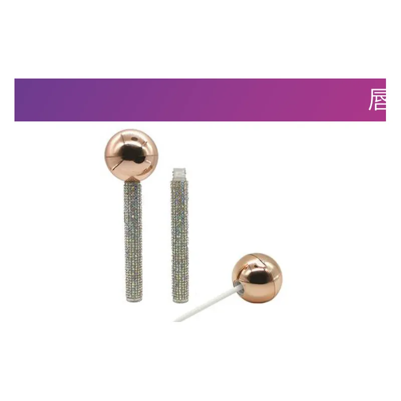 Vỏ son bóng nắp cầu vàng hồng 2.8ml – mã NXM0131