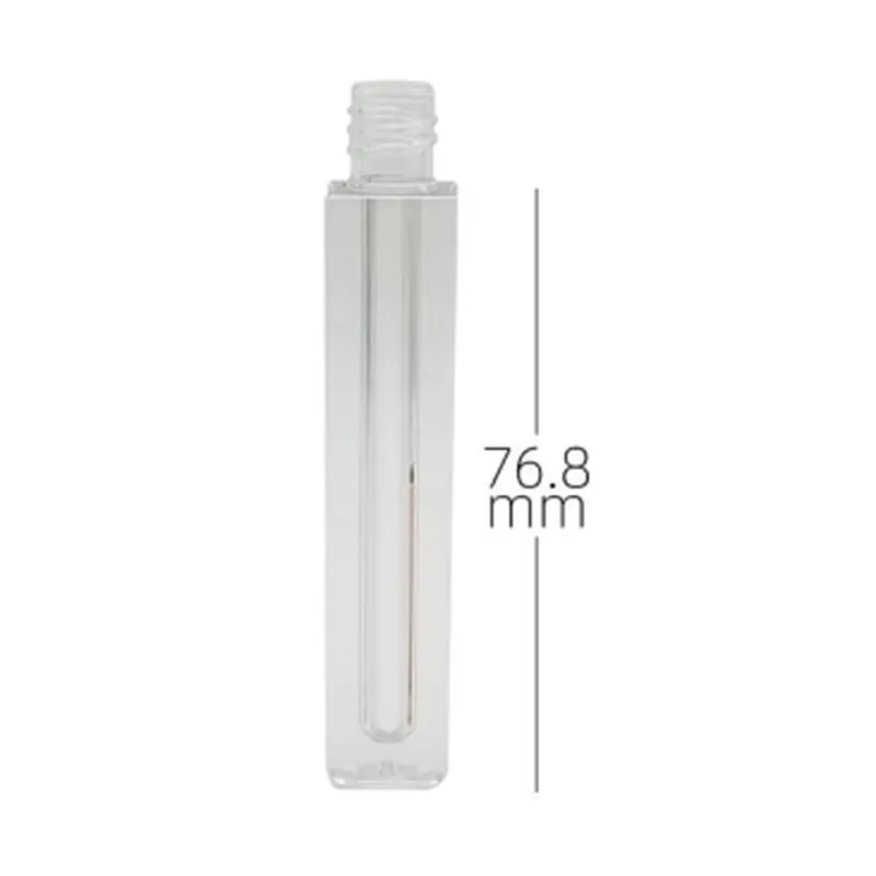 Vỏ son bóng vuông trong nắp vàng hồng – mã NXM0163
