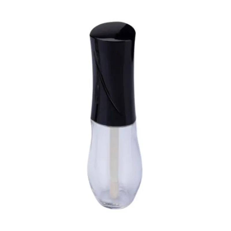 Vỏ son bóng dáng bầu nắp đen 12ml – mã NXM0177
