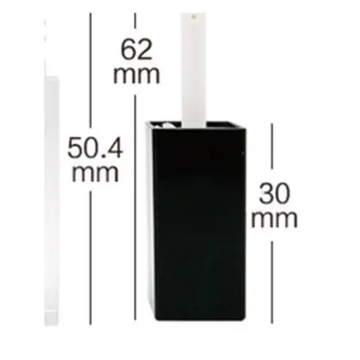 Vỏ son bóng vuông nắp đen 3ml / 2.5ml – ảnh 2