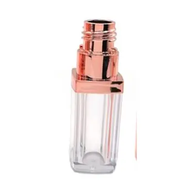 Vỏ son bóng vuông nắp vàng hồng 4.5ml – ảnh 2