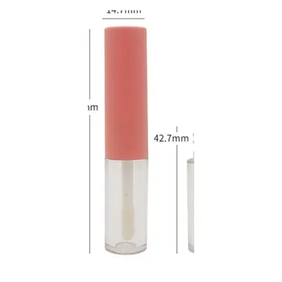 Vỏ son bóng mini nắp san hô 1ml – mã NXM0197