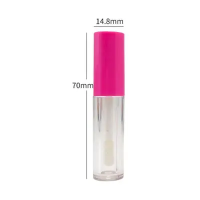 Vỏ son bóng nắp hồng cánh sen 3ml / 1ml – ảnh 3