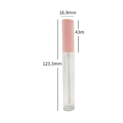 Vỏ son bóng dài nắp hồng 2.5ml – mã NXM0228