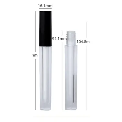 Vỏ son kem nắp đen 3ml / 1.5ml – mã NXM0230