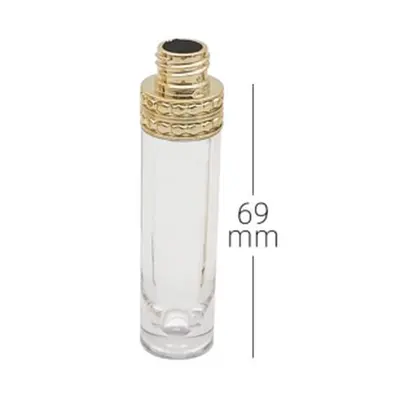Vỏ son bóng nắp chạm vàng trụ tròn – mã NXM0281