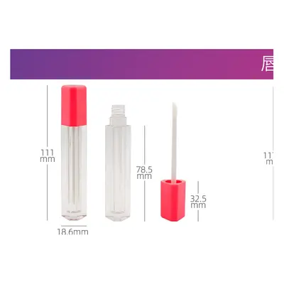 Vỏ son bóng vuông nắp đỏ – mã NXM0293