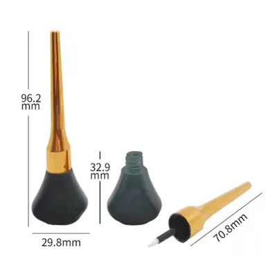 Vỏ kẻ mắt dáng lê vàng – đen 5.4ml / 3.2ml – mã NXM0365