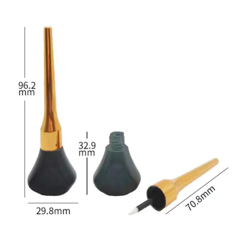 Vỏ kẻ mắt dáng lê vàng – đen 5.4ml / 3.2ml – mã NXM0365