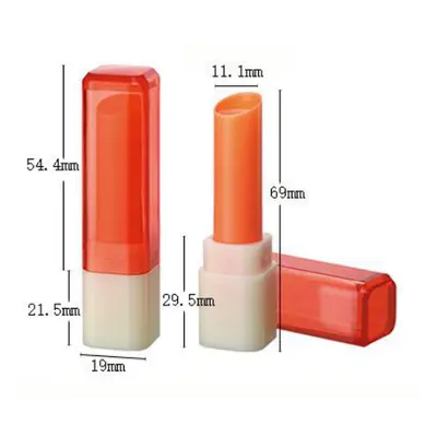 Vỏ son dưỡng vuông cam đỏ 3.7g – mã NXM0417