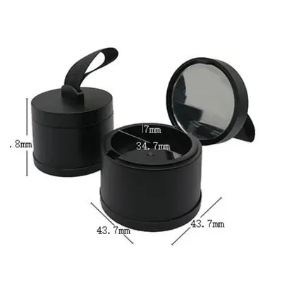 Hộp phấn 2 tầng đen có quai 4g – mã NXM0529