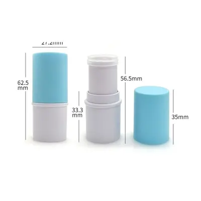 Vỏ stick trắng nắp xanh 6g – mã NXM0540