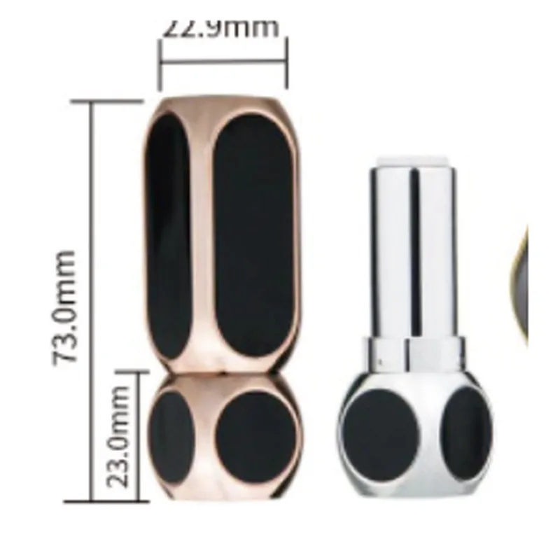 Vỏ son thỏi viền mạ khung oval – mã NXM0625