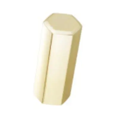 Vỏ son thỏi lục giác vàng champagne – mã NXM0670