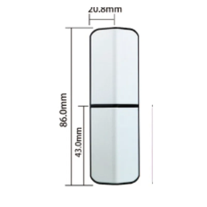 Vỏ son thỏi trắng viền đen 86mm – mã NXM0673