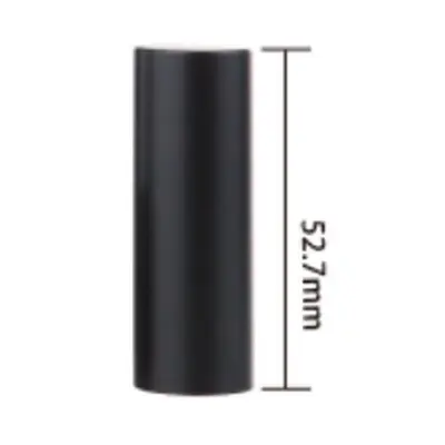 Vỏ son thỏi đen vuông / tròn 47mm – ảnh 8