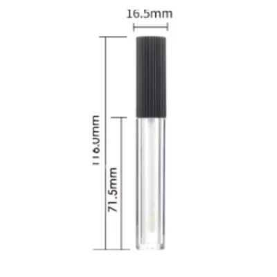 Vỏ son bóng dài nắp đen 113mm – ảnh 3