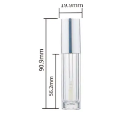 Vỏ son bóng nắp bạc 90mm – mã NXM0735