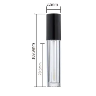 Vỏ son bóng nắp đen trụ 110mm – mã NXM0778
